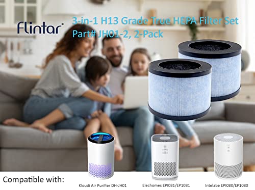  Flintar MK01 Replacement Filter for AROEVE, Kloudi, Intelabe, and Elechomes Air Purifiers, 2-Pack
| Flintar MK01 Replac